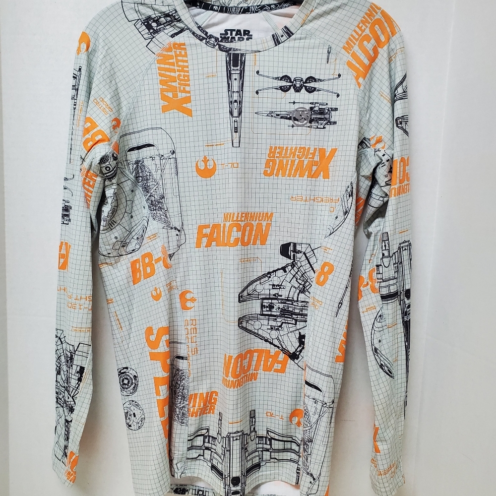 Star Wars Climate Smart Baselayer Midweight L/S Shirt Millennium Falcon S Men